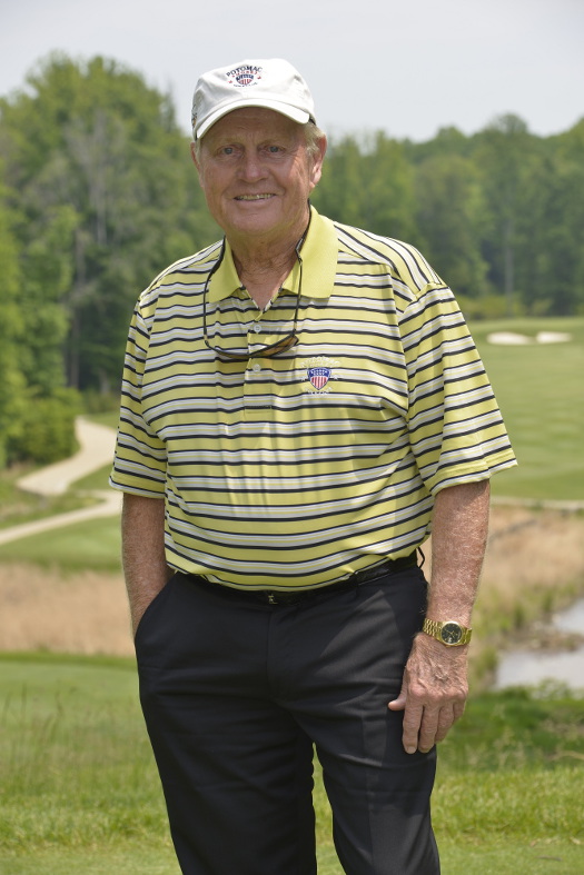Jack Nicklaus visited the new Jack Nicklaus Signature Golf Course at Potomac Shores Golf Club outside of Washington, D.C.