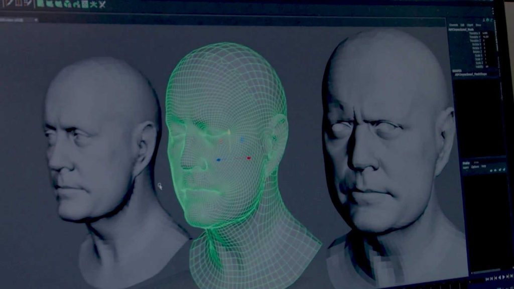 As part of the process, Soul Machines captured scans of Nicklaus’ facial expressions.